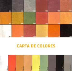 Mayrata pavimentos de exterior en Mallorca - Carta de colores